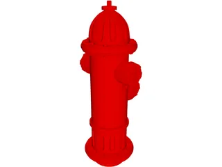 Fire Hydrant 3D Model