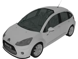 Citroen C3 (2010) 3D Model
