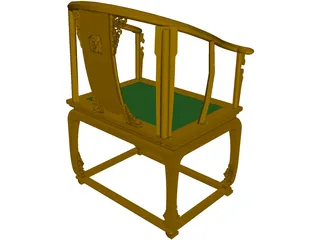 Chinese Chair 3D Model