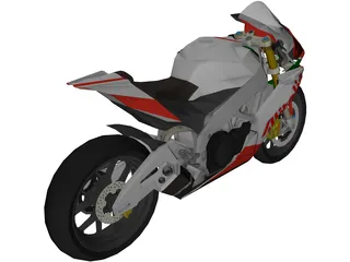 Aprilia RSV4 Alitalia 3D Model