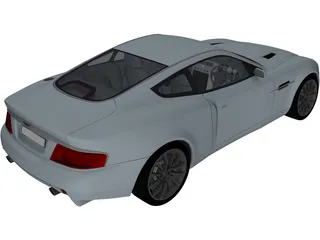 Aston Martin Vanquish 3D Model