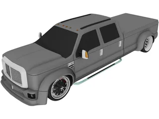 Ford F350 Truck [Tuned] 3D Model