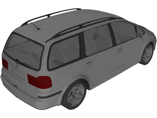 Seat Alhambra 3D Model