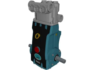 CAT 3520 High Pressure Pump 3D Model