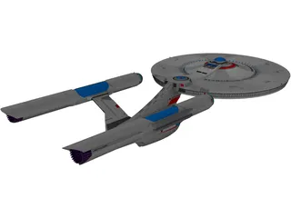 Star Trek USS Paladin 3D Model