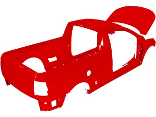 Volkswagen Pickup Body 3D Model