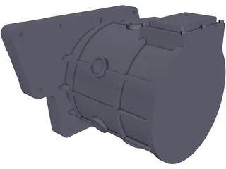 EV Motor 3D Model