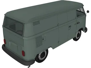 Volkswagen Kombi Type 2 3D Model