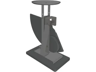 Mechanical Postal Scale 3D Model