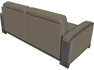 Ellesalotti Zenone Sofa 3D Model