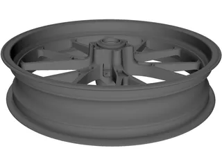 KTM Duke 2 Front Wheel 3D Model