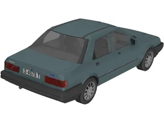 Ford Sierra Shaphire 3D Model