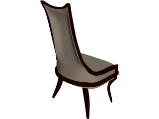 Wooden Chair 3D Model