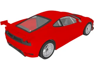 Ferrari F430 GT2 3D Model