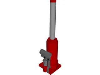 Hydraulic Jack 3D Model