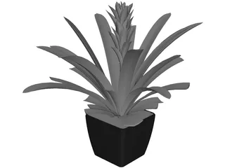 Potted Plant 3D Model