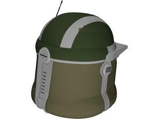 Star Wars AT-TE Gunner Helmet 3D Model