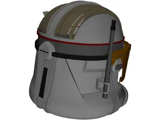 Commander Cody Helmet 3D Model