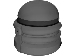 Airborne 212 Helmet 3D Model