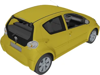 Toyota Aygo (2013) 3D Model