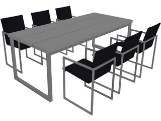 Dining Set 3D Model