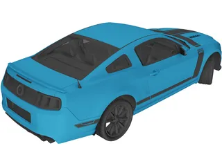 Ford Mustang Boss 302 (2013) 3D Model