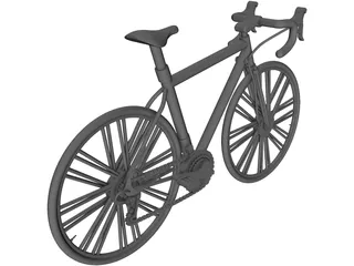 Race Bicycle 3D Model