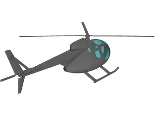 Hughes OH-6A Cayuse 3D Model