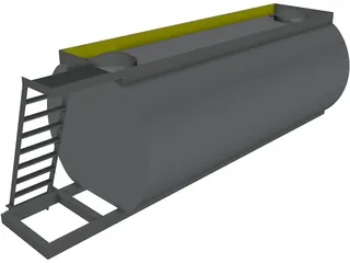 Oil Tanker Body 3D Model