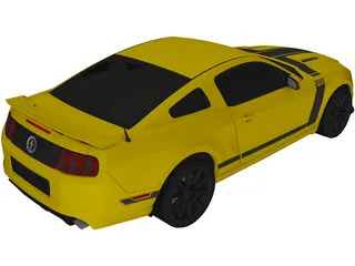 Ford Mustang Boss 302 (2013) 3D Model