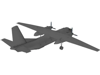 An-26 3D Model