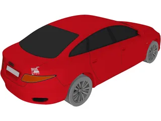 Audi A6 Concept 3D Model