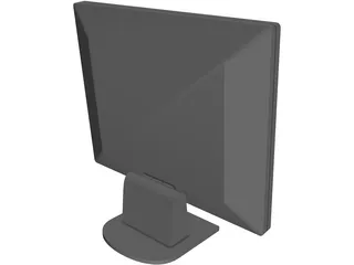 TFT Monitor 3D Model