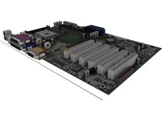 Motherboard 3D Model