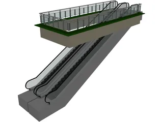 Escalator 3D Model