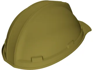 Worker Helmet 3D Model