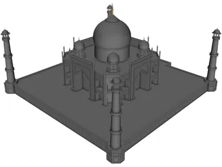 Taj Mahal 3D Model