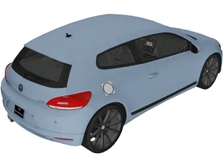 Volkswagen Scirocco 3D Model