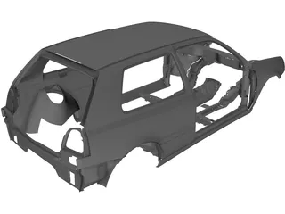 Volkswagen Golf Body 3D Model