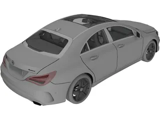 Mercedes-Benz CLA260 Sport Sedan (2014) 3D Model