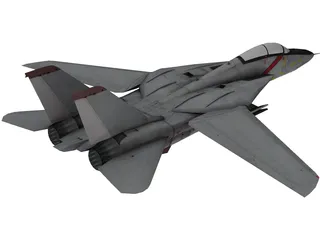 F-14A Tomcat 3D Model