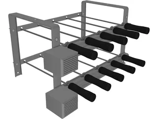 Barbecue Grill 3D Model