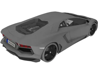 Lamborghini Aventador 3D Model