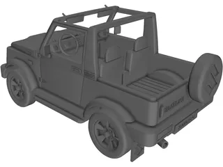 Suzuki Samurai 3D Model