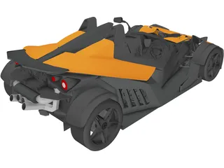 KTM X-Bow R (2011) 3D Model