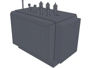 ABB 1000KVA Transformer 3D Model