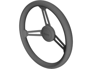 MOMO Steering Wheel 3D Model