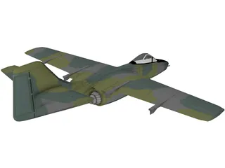 Northrop YA-9A 3D Model