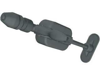 Hand Drill 3D Model