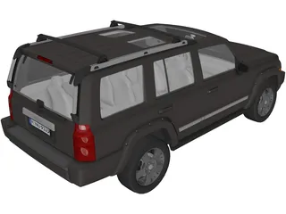 Jeep Commander (2007) 3D Model